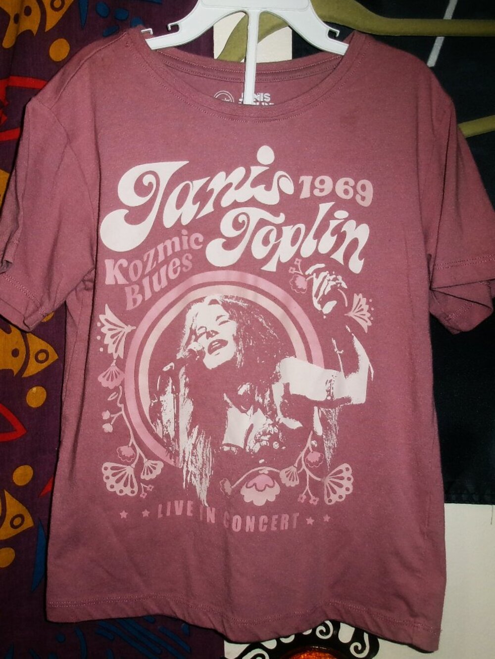 janis joplin kozmic blues 1969 live in concert new small 6-6x girls youth tee